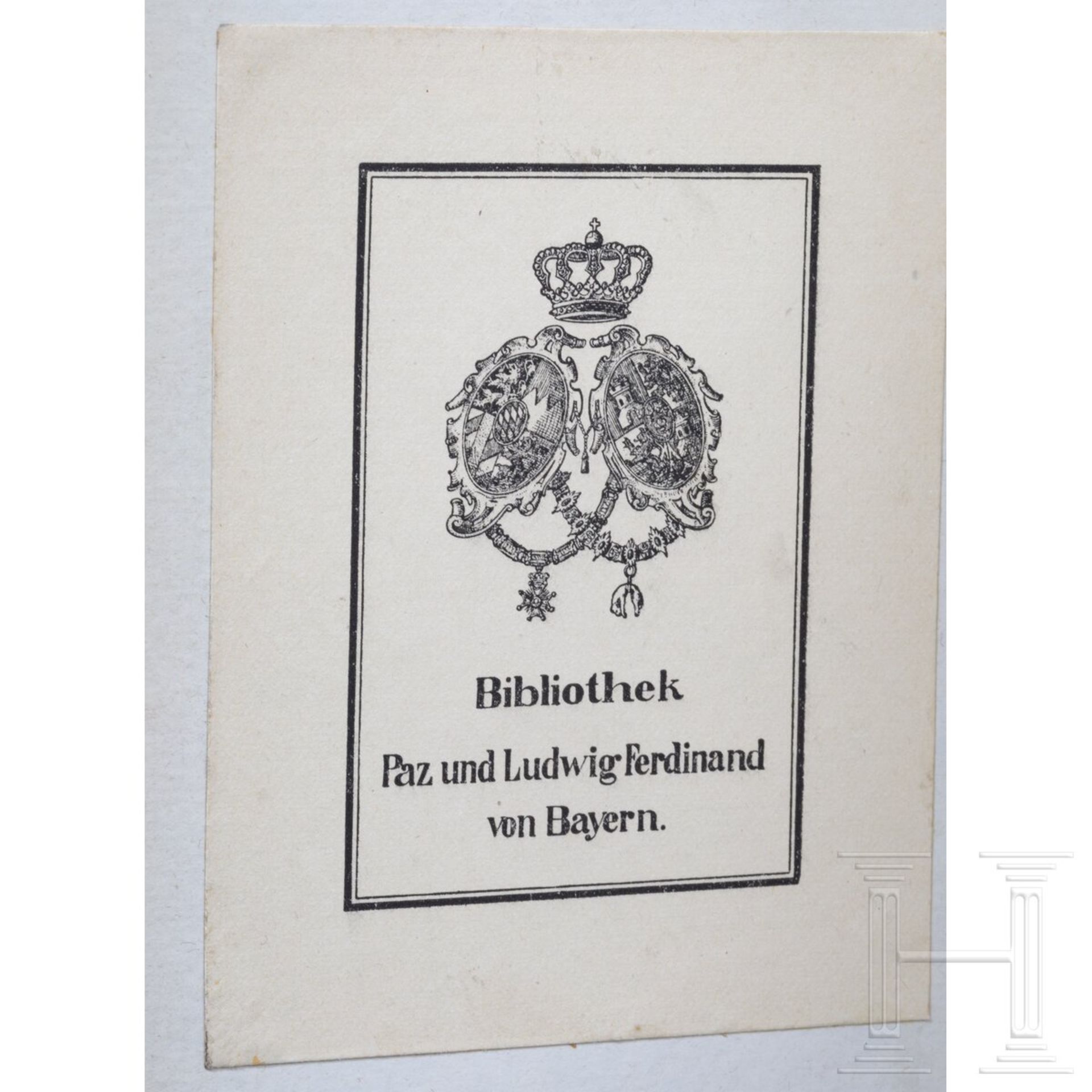 Prinz Ludwig Ferdinand von Bayern (1859 - 1949) - zwei Bücher mit Schmuckeinbänden - Image 3 of 8