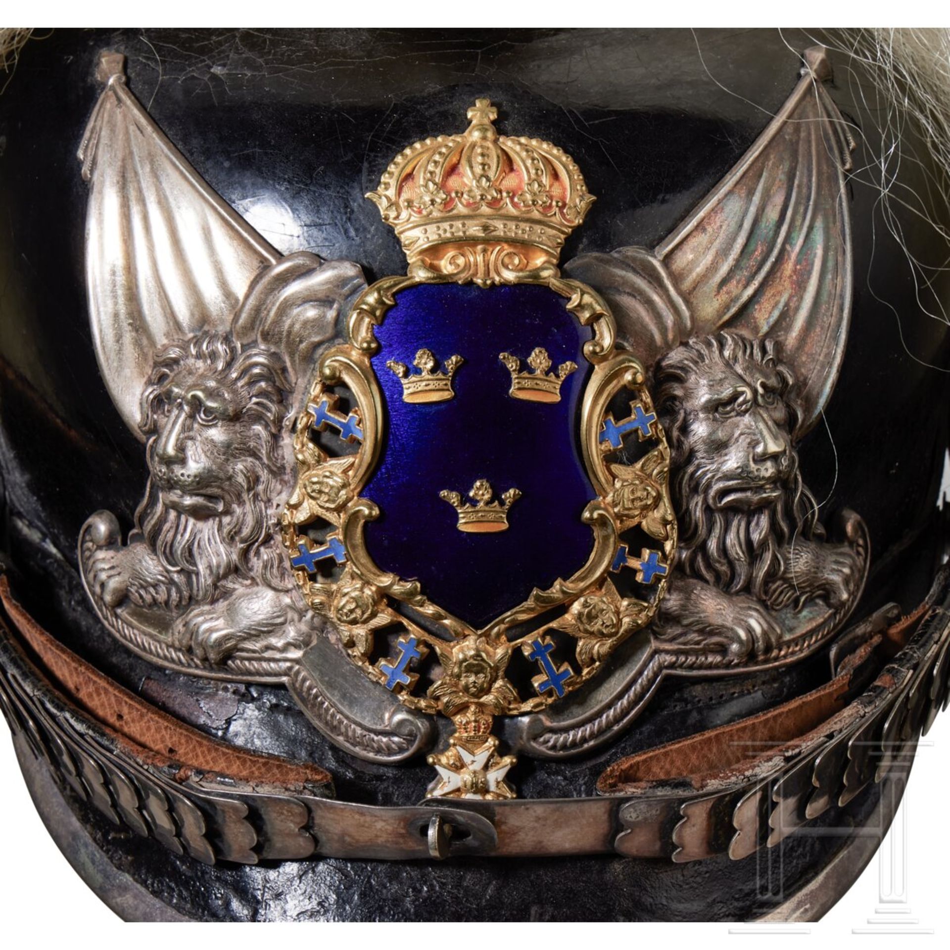 Schweden - Helm für Offiziere der Infanterie - Image 3 of 7