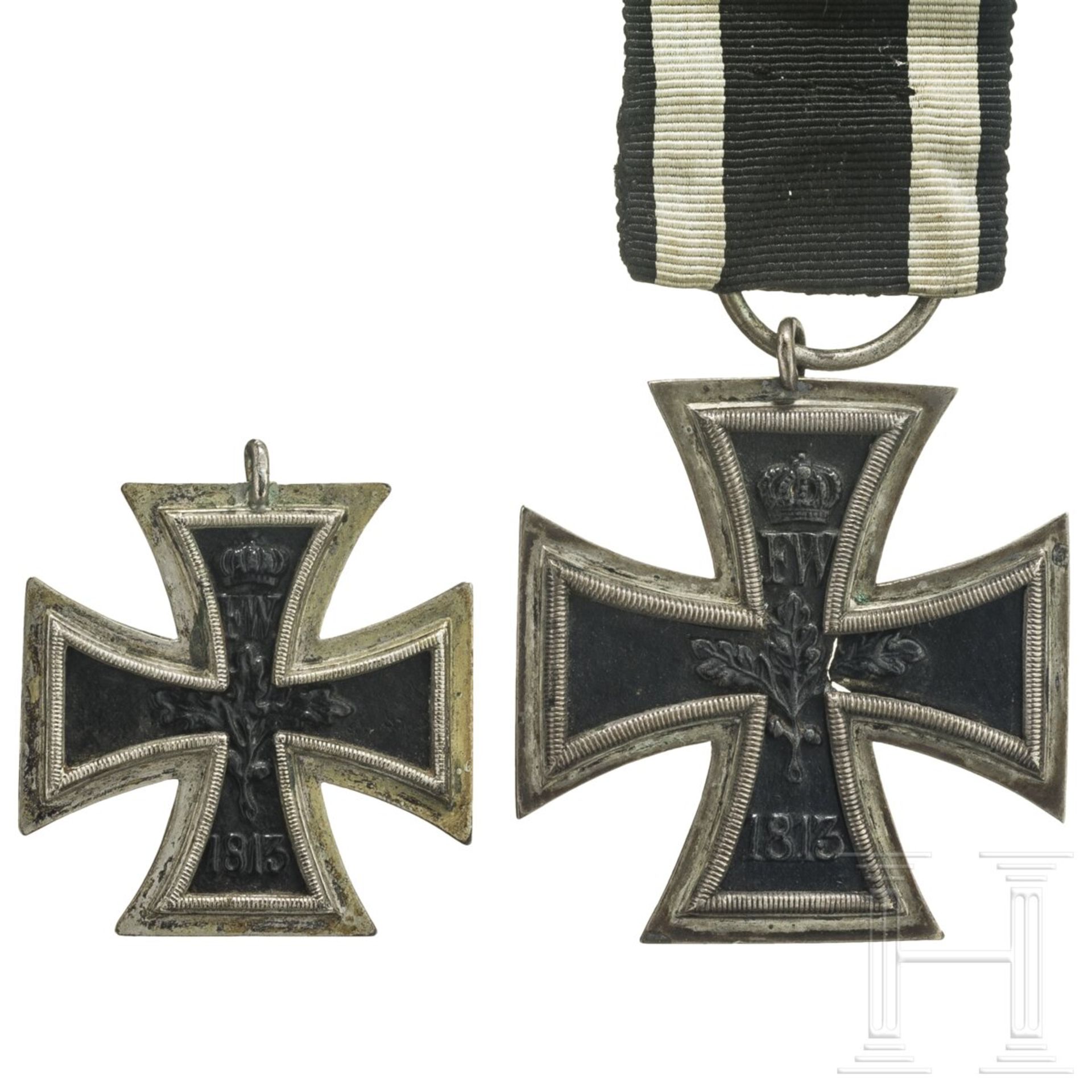 Zwei Eiserne Kreuze eines bayerischen Teilnehmers der Befreiungskriege 1813 - 1815 - Image 3 of 3