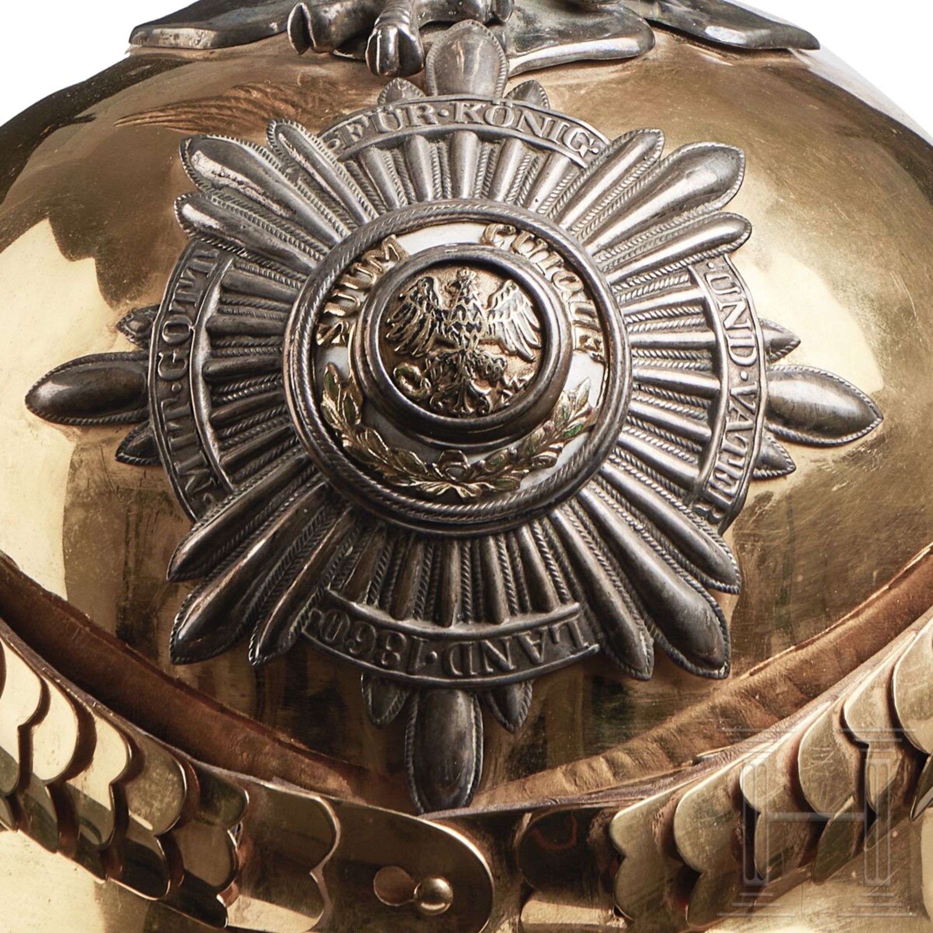 Preußen - Helm für Offiziere der Garde Du Corps, mit Paradeadler - Bild 9 aus 9