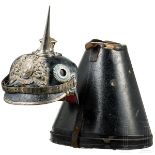 Otto Karl Schirndinger von Schirnding (1892 - 1979) - Helm M 1896 für Pioniere, um 1912 -1914