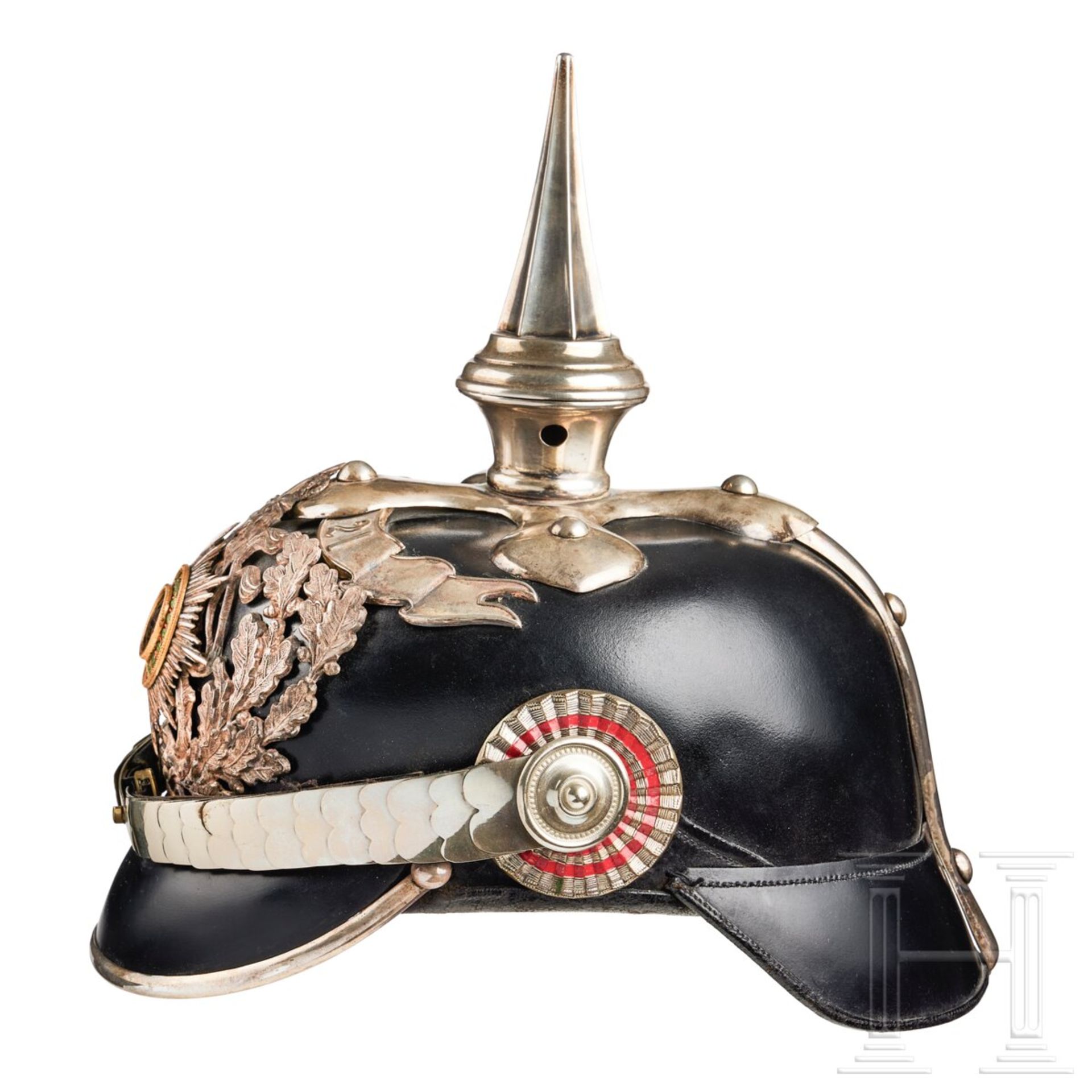 Hessen - Helm für Offiziere im Leibgarde-Infanterie-Regiment Nr. 115 - Bild 7 aus 12