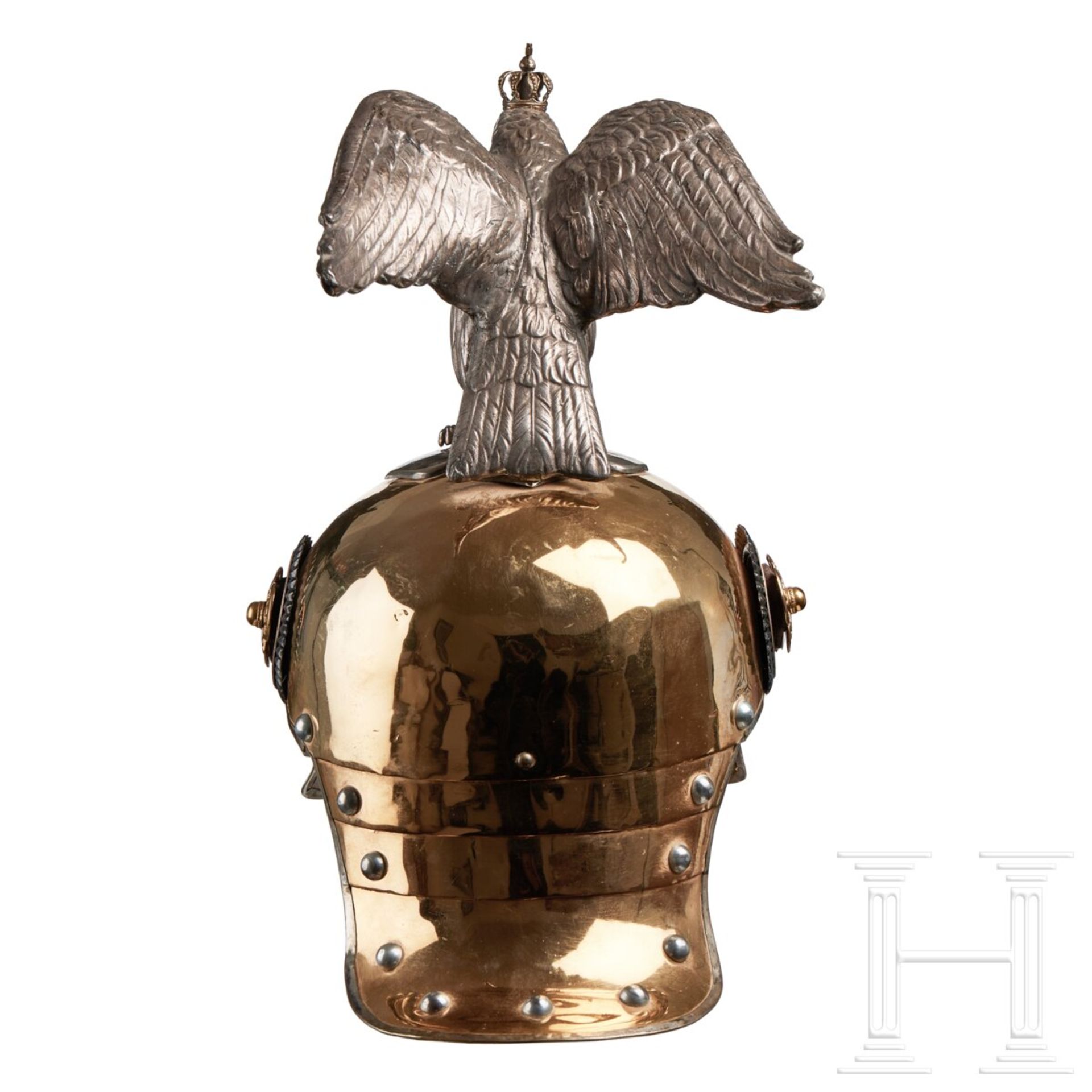 Preußen - Helm für Offiziere der Garde Du Corps, mit Paradeadler - Bild 5 aus 9
