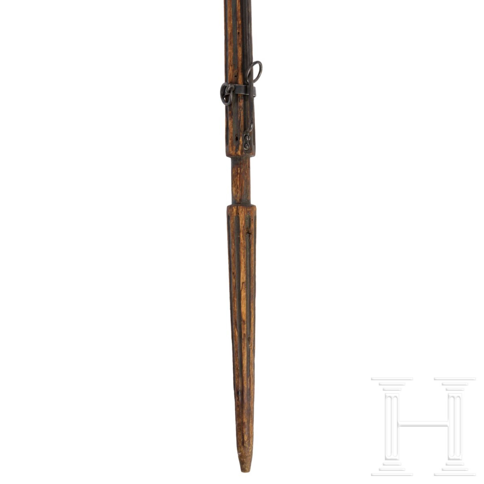 Kürassier-Leib-Standarte mit Fahnenspitze, -stange und -quasten aus der Regierungszeit Kaiser Leopol - Image 8 of 8