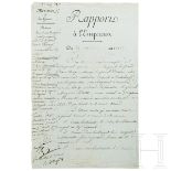 Napoleon I. - eigenhändige Apostille vom 31.5.1807
