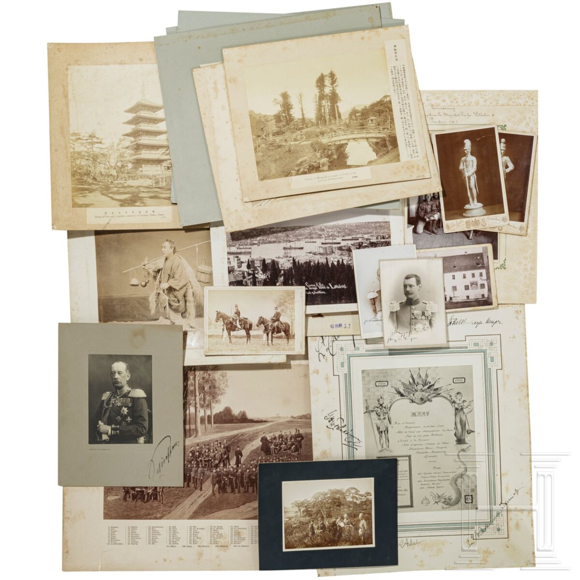 Carl Graf Verri della Bosia (1865 - 1911) - seltene Ostasienfotos und -bücher aus dem Nachlass - Bild 2 aus 3