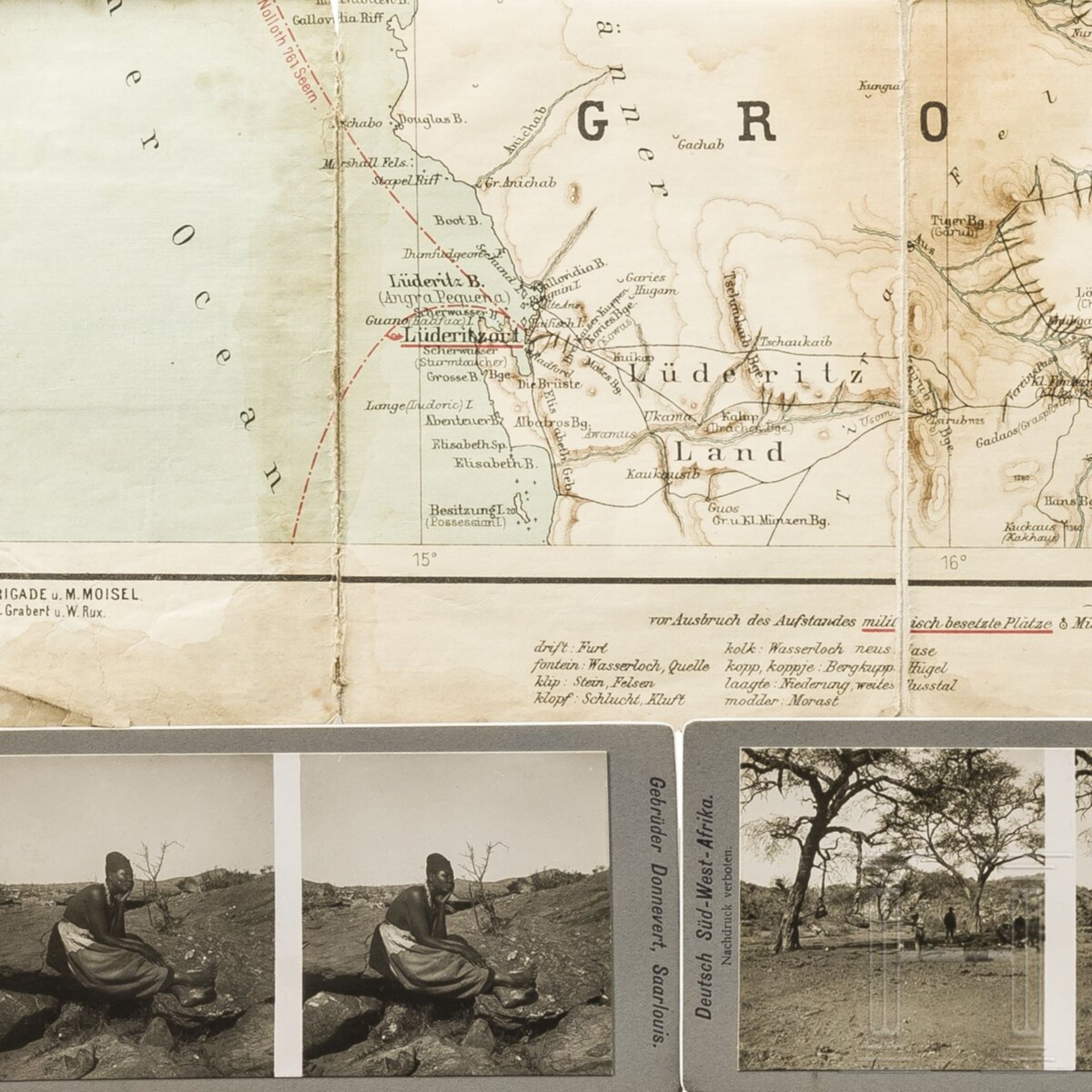 Oberleutnant Plieninger - Berichte und Tagebücher des Funkspruchkommandos in Kamerun 1908 sowie Foto - Image 4 of 4