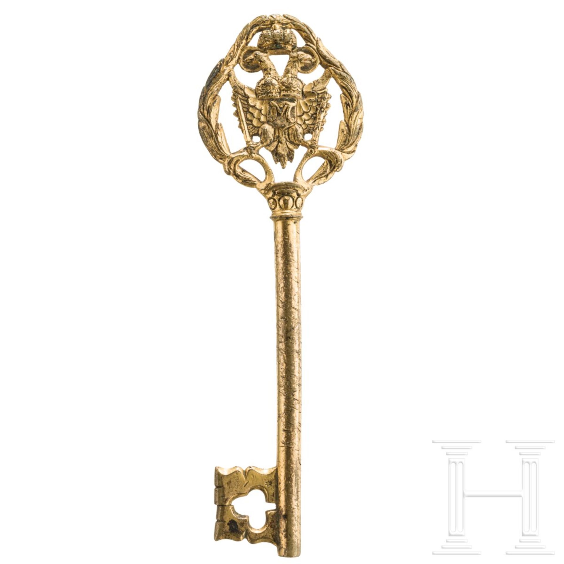 Kammerherrenschlüssel des Heiligen Römischen Reiches aus der Regierungszeit von Kaiser Franz II. (17 - Image 2 of 3