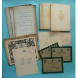 George VI: an archive of ephemera addressed to Mr D. (later Sir Daniel) Davies