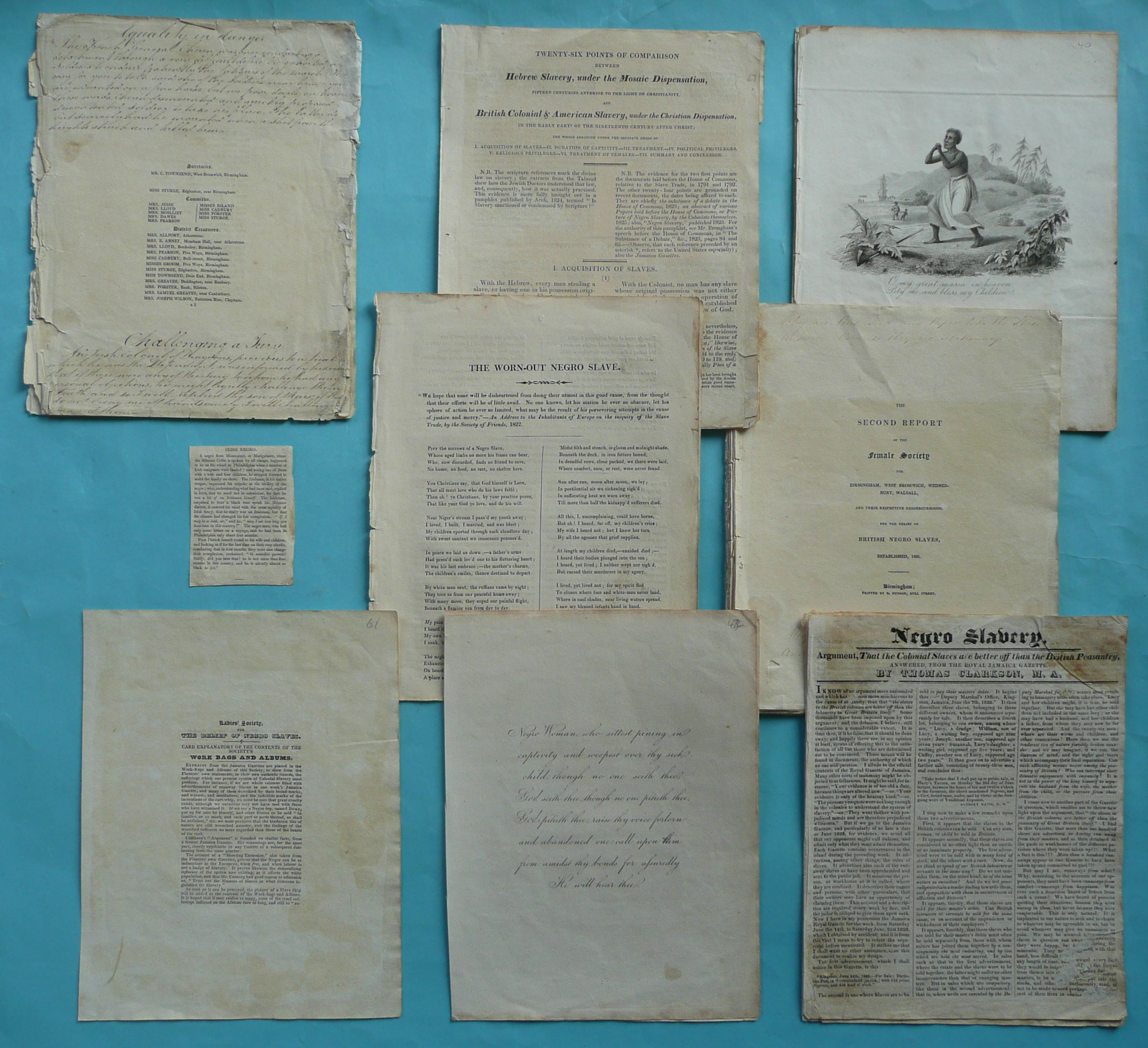 (Commemorative anti-slavery slave) A fascinating archive of paper printed material comprising - Image 8 of 19