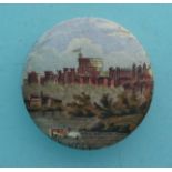 (Staffordshire Pot lid potlid Prattware) Windsor Castle (177) 61mm * Ex Smith collection, lot 262D