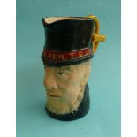 (Political Commemorative commemorate) Paul Kruger: a pottery maskhead jug by Vulliamy for T. Goode &