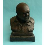 (Political Commemorative commemorate) A bronze resin portrait bust after Nemon, circa 1965, 208mm
