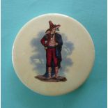 (Staffordshire Pot lid potlid Prattware) The Matador (114)