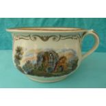 (Potlid pot lid Prattware) A good chamber pot: Ecclesiastical Subjects (448C) 145mm high