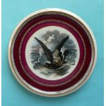 (Potlid pot lid Prattware) A particularly good circular teapot stand of small size: The Storm Petrel