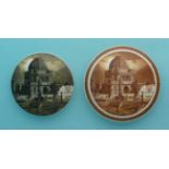 (Staffordshire Pot lid potlid Prattware) The Administration Building, Worlds Fair Chicago 1893 (146)