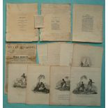 (Commemorative anti-slavery slave) A fascinating archive of paper printed material comprising