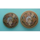 (Staffordshire Pot lid potlid Prattware) England’s Pride (149) medium and large varieties (2)