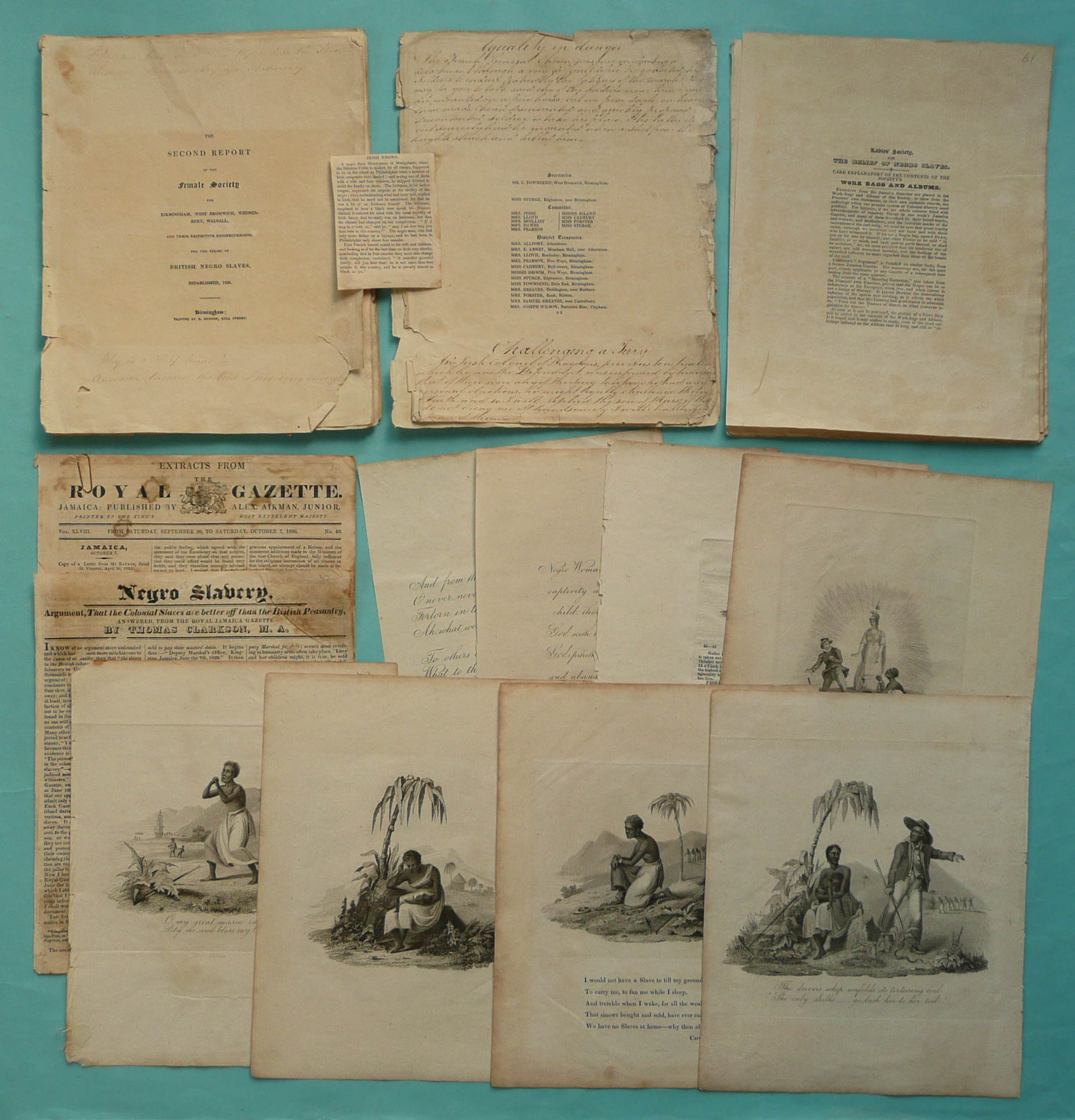 (Commemorative anti-slavery slave) A fascinating archive of paper printed material comprising - Image 2 of 19