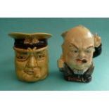 (Political Commemorative commemorate) Winston Churchill: a good Avonware character mug, circa