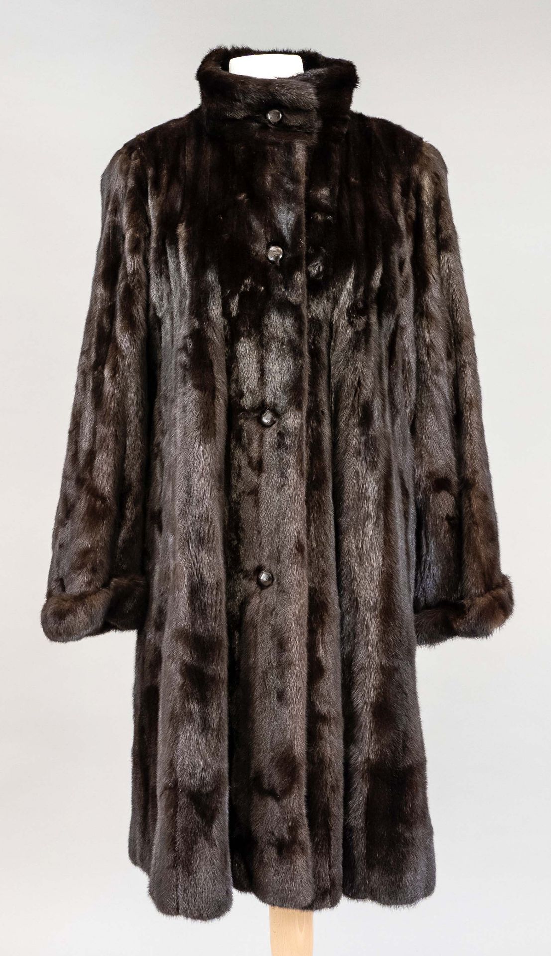 Ladies mink swingers, on a label in the lining marked HM fur design, without size indication,