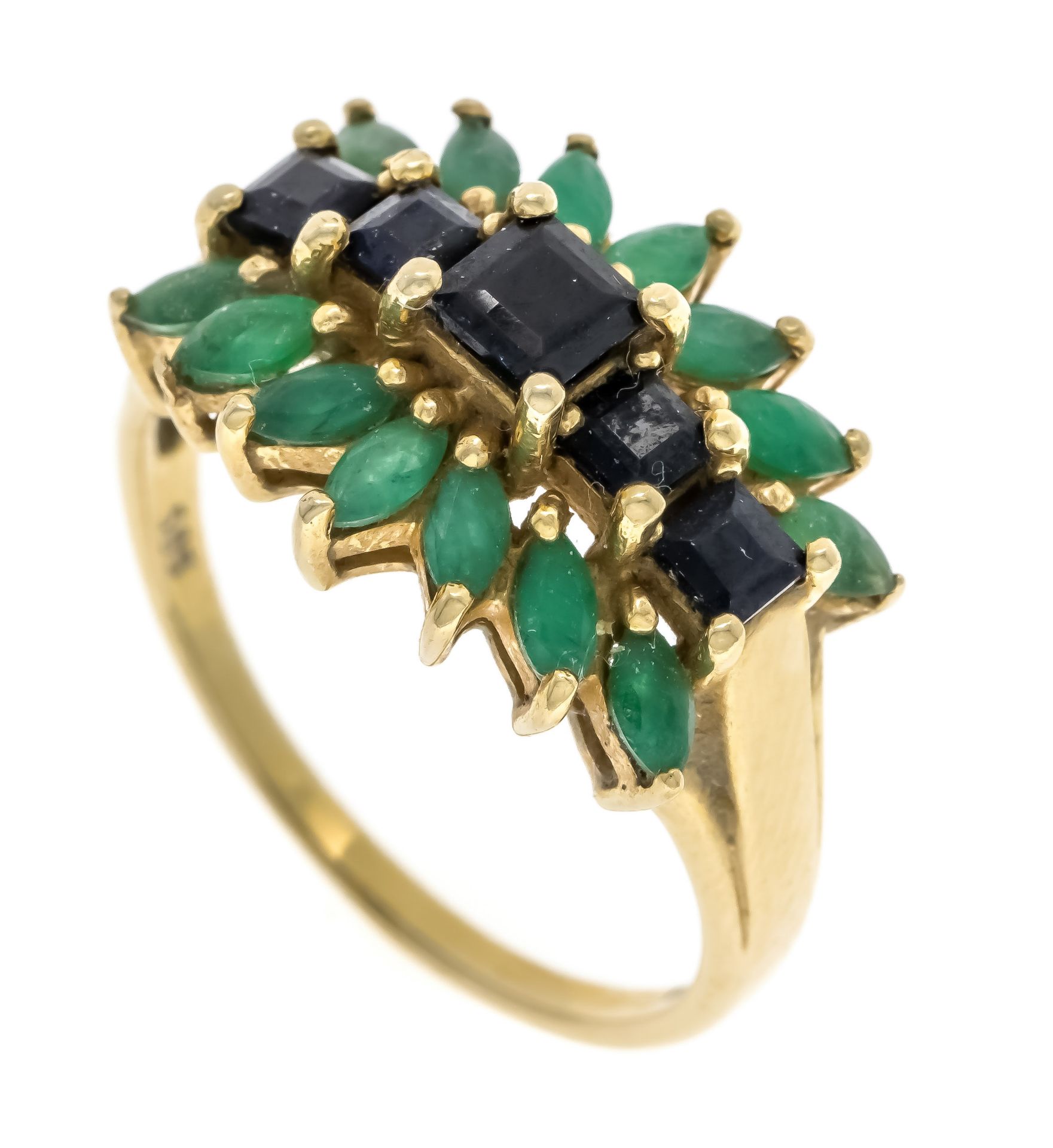 Saphir-Smaragd-Ring GG 585/000