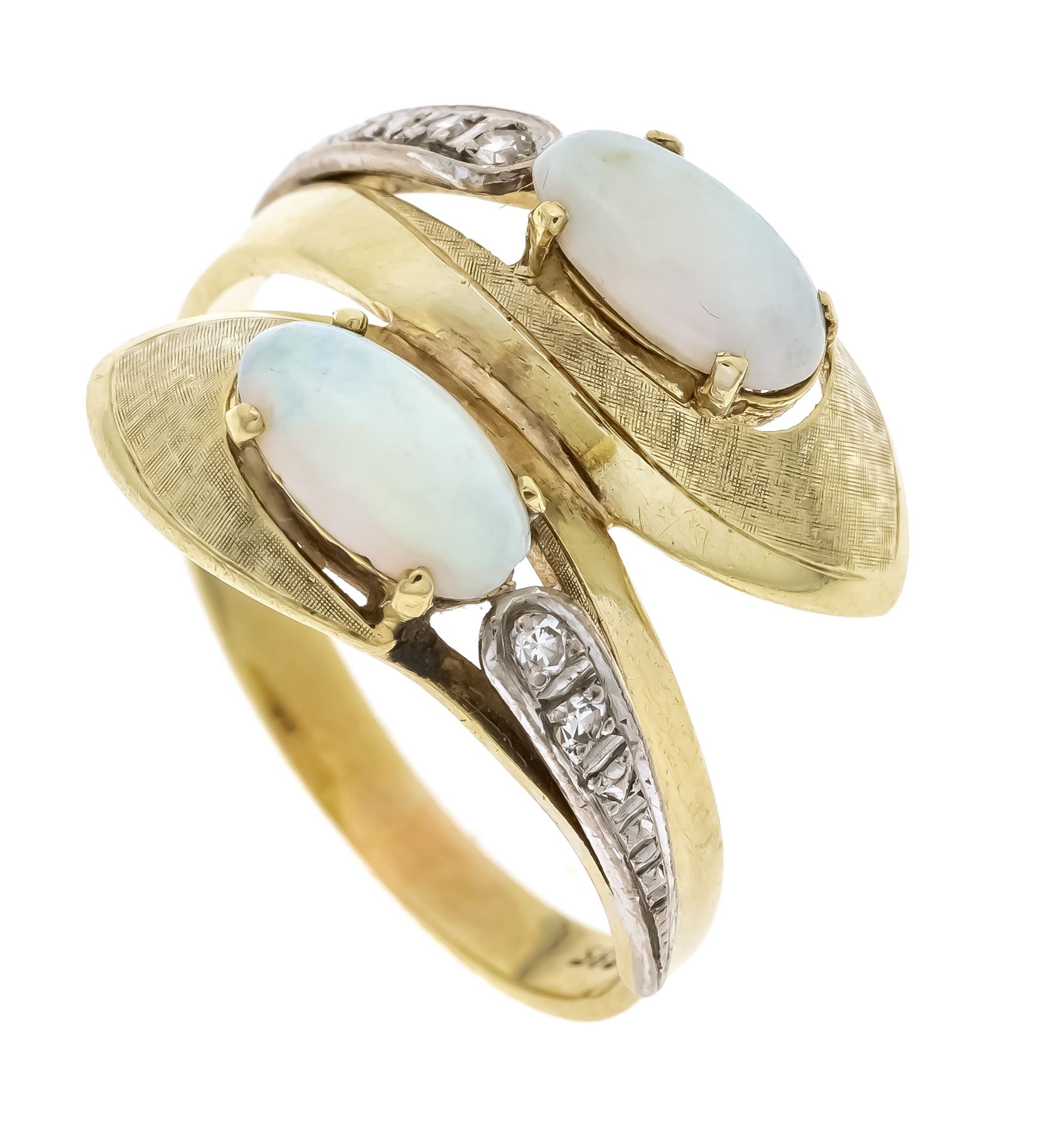 Opal-Diamant-Ring GG/WG 585/00