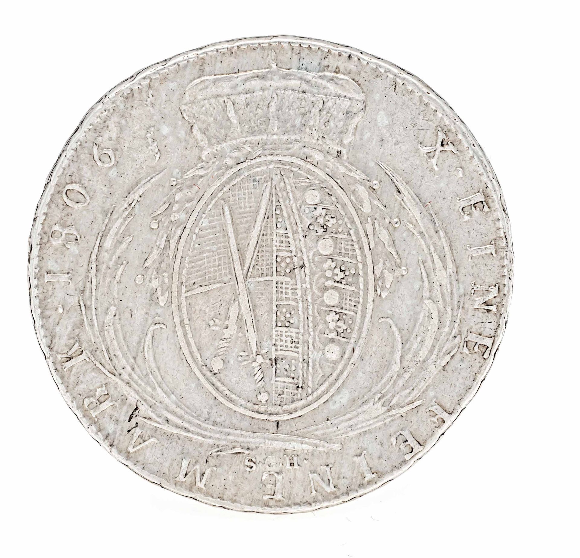 Münze, Taler, Sachsen, 1806, 2 - Bild 2 aus 2