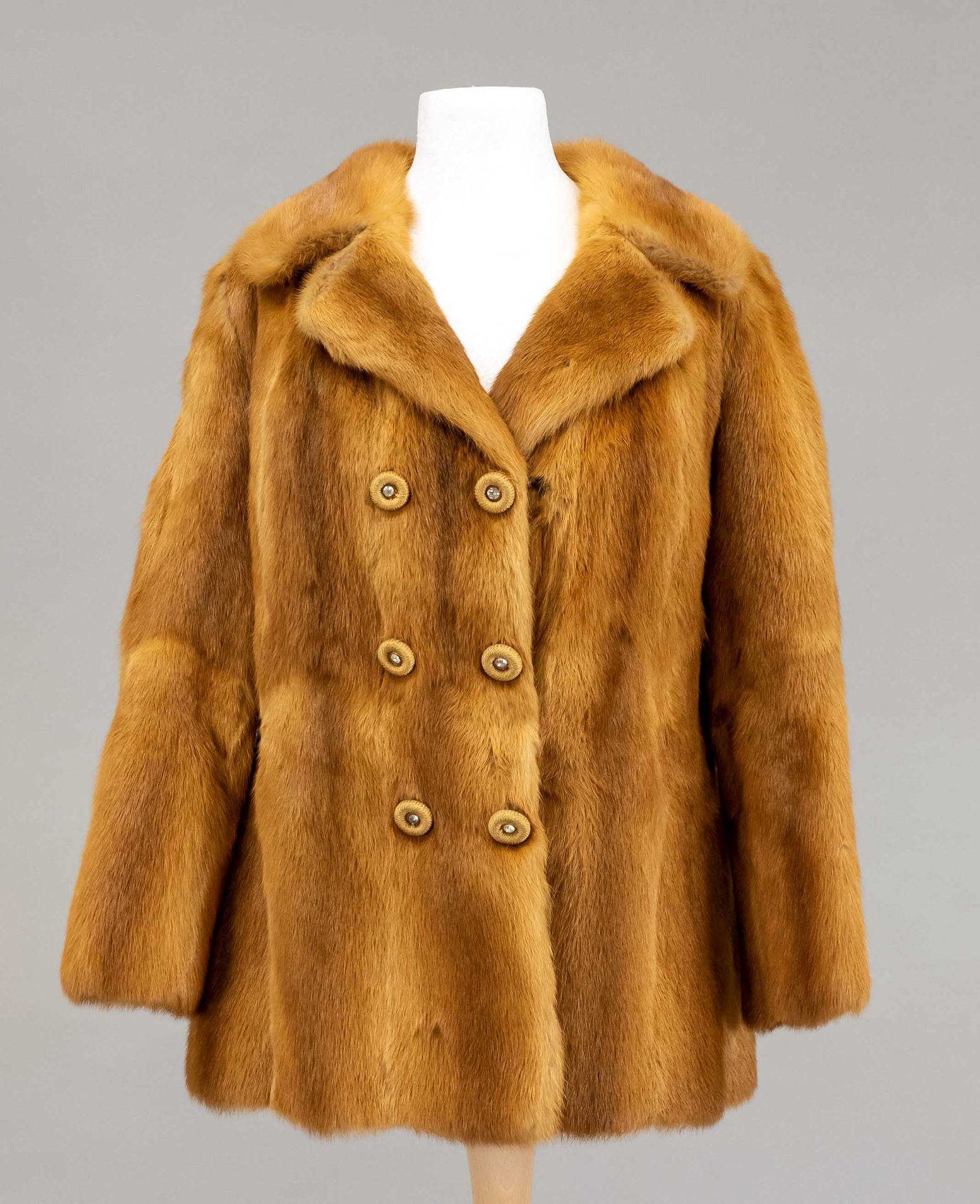 Ladies fur jacket, on a label in the lining marked Berliner Chic, without size indication, light