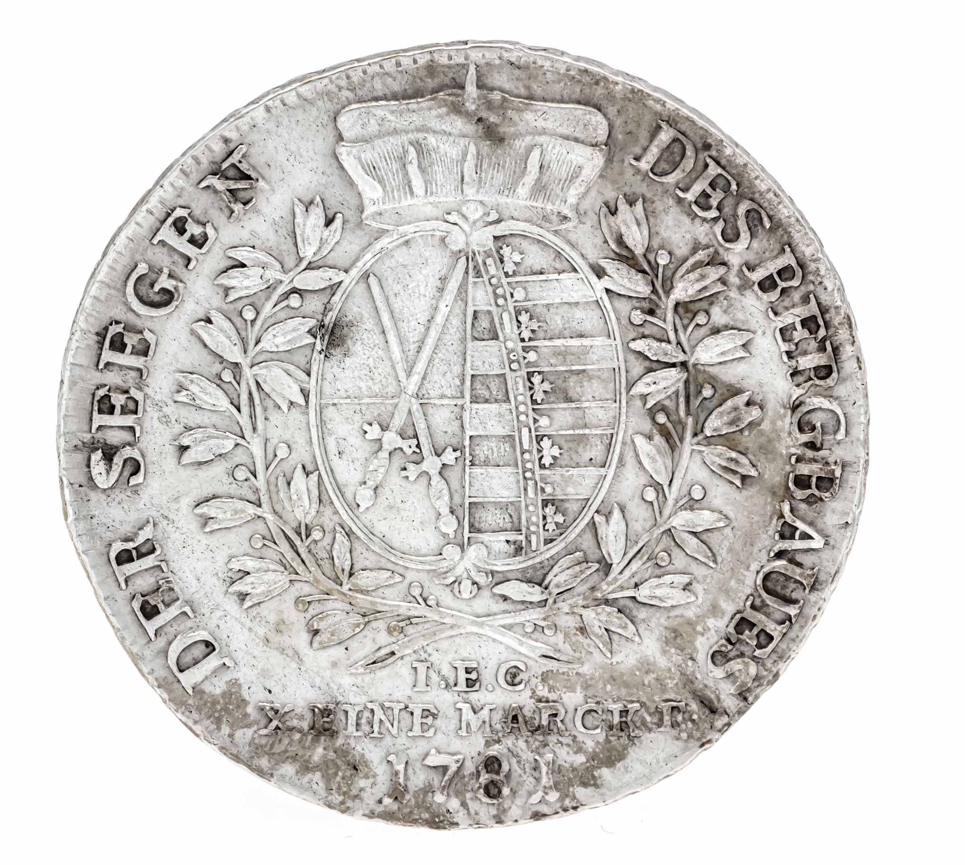 Münze, Taler, Sachsen, 1781, 2 - Bild 2 aus 2