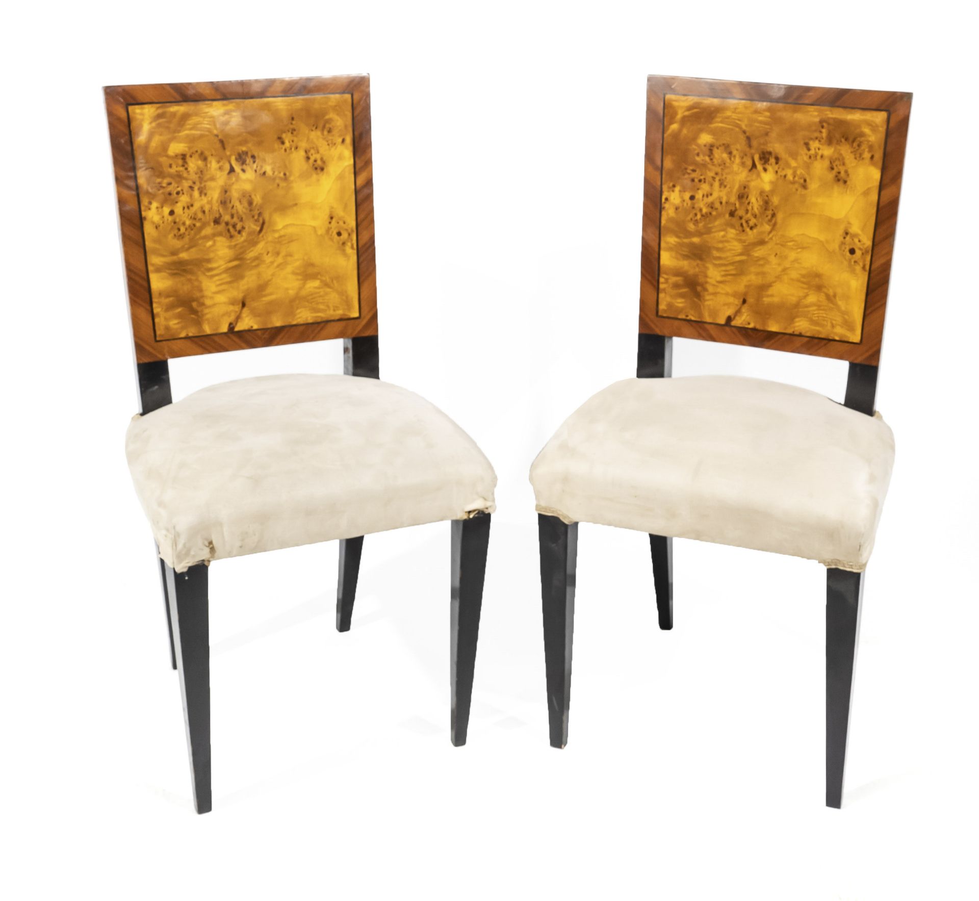 Paar Stühle im Art Déco-Stil, E