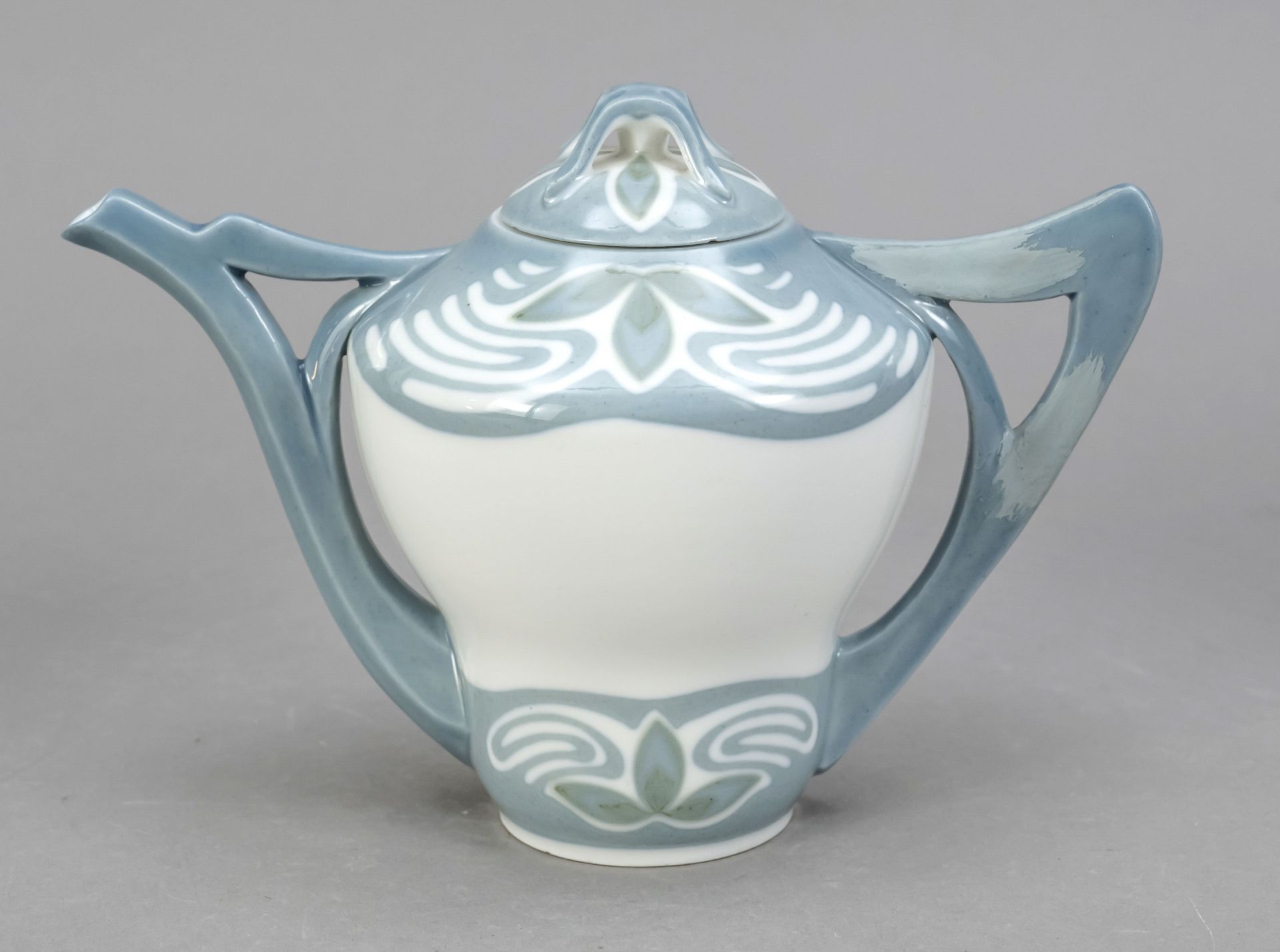 Teekanne, Meissen, Marke 1850-1