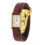 Cartier Tank Vermeil, Damenquar