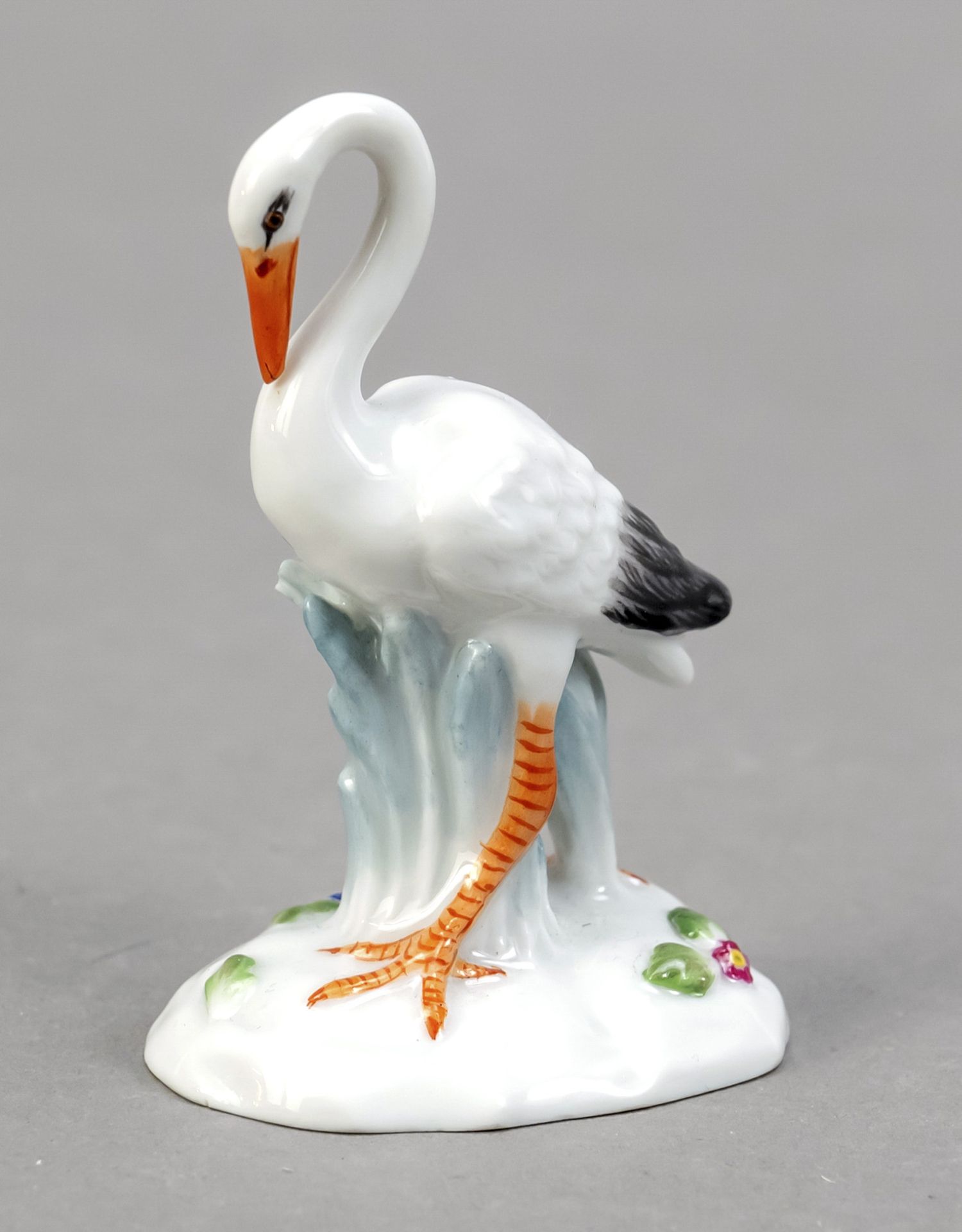 Miniatur-Storch, Meissen, um 19