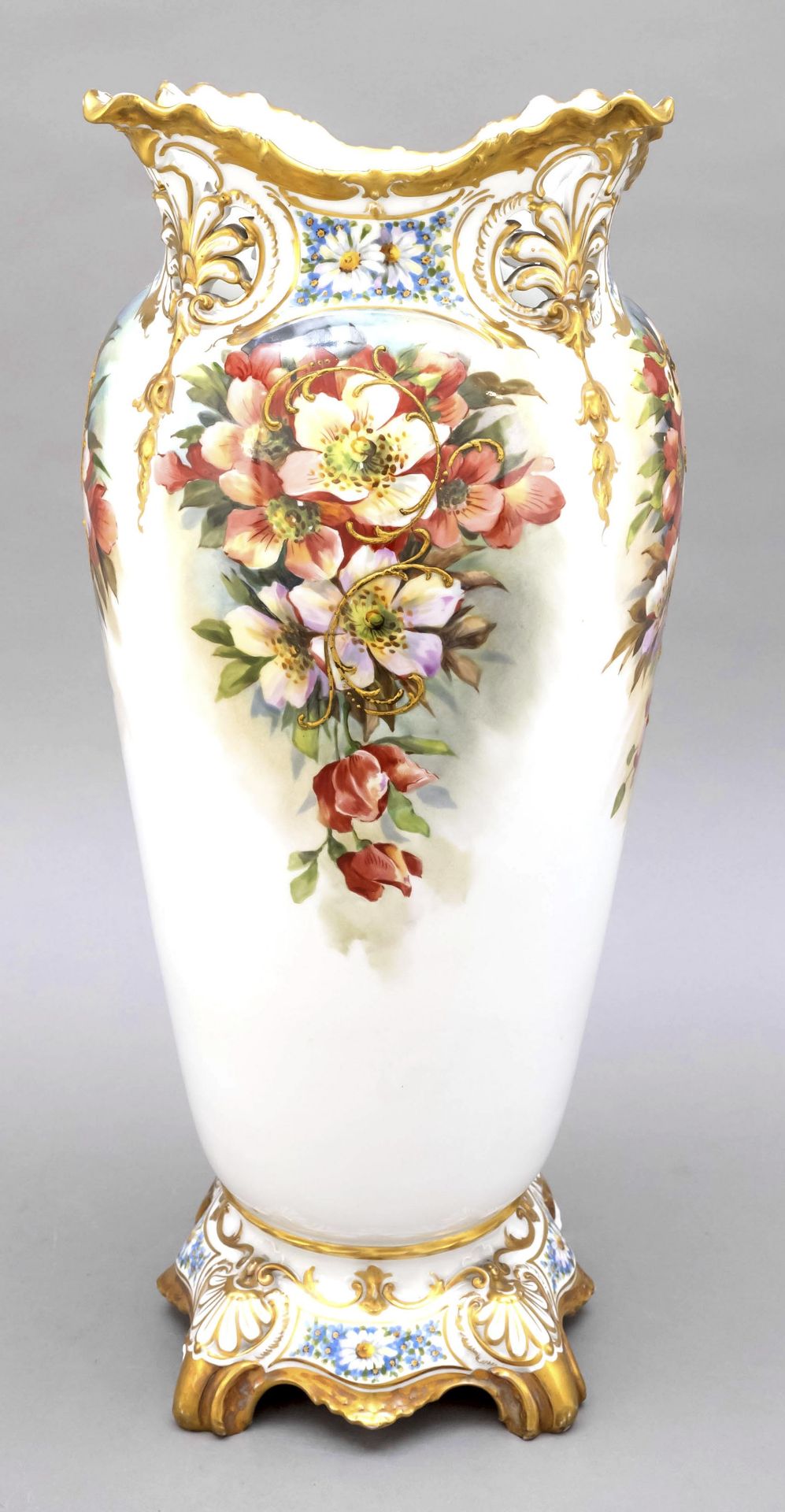 Große Jugendstil-Vase, KPM Berl