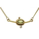 Peridot-Diamant-Collier GG 333/