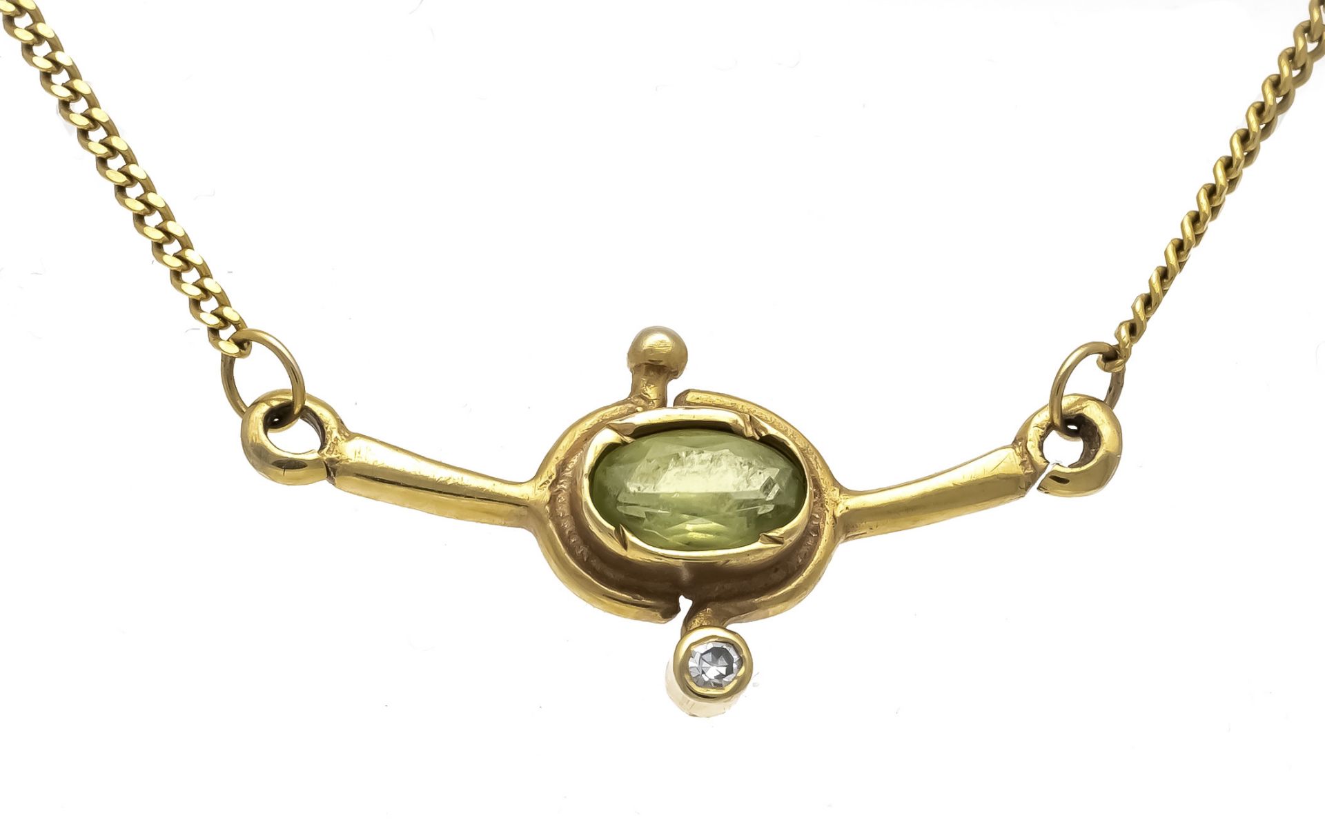 Peridot-Diamant-Collier GG 333/