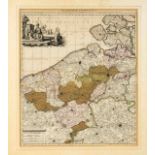 Historische Karte von Flandern