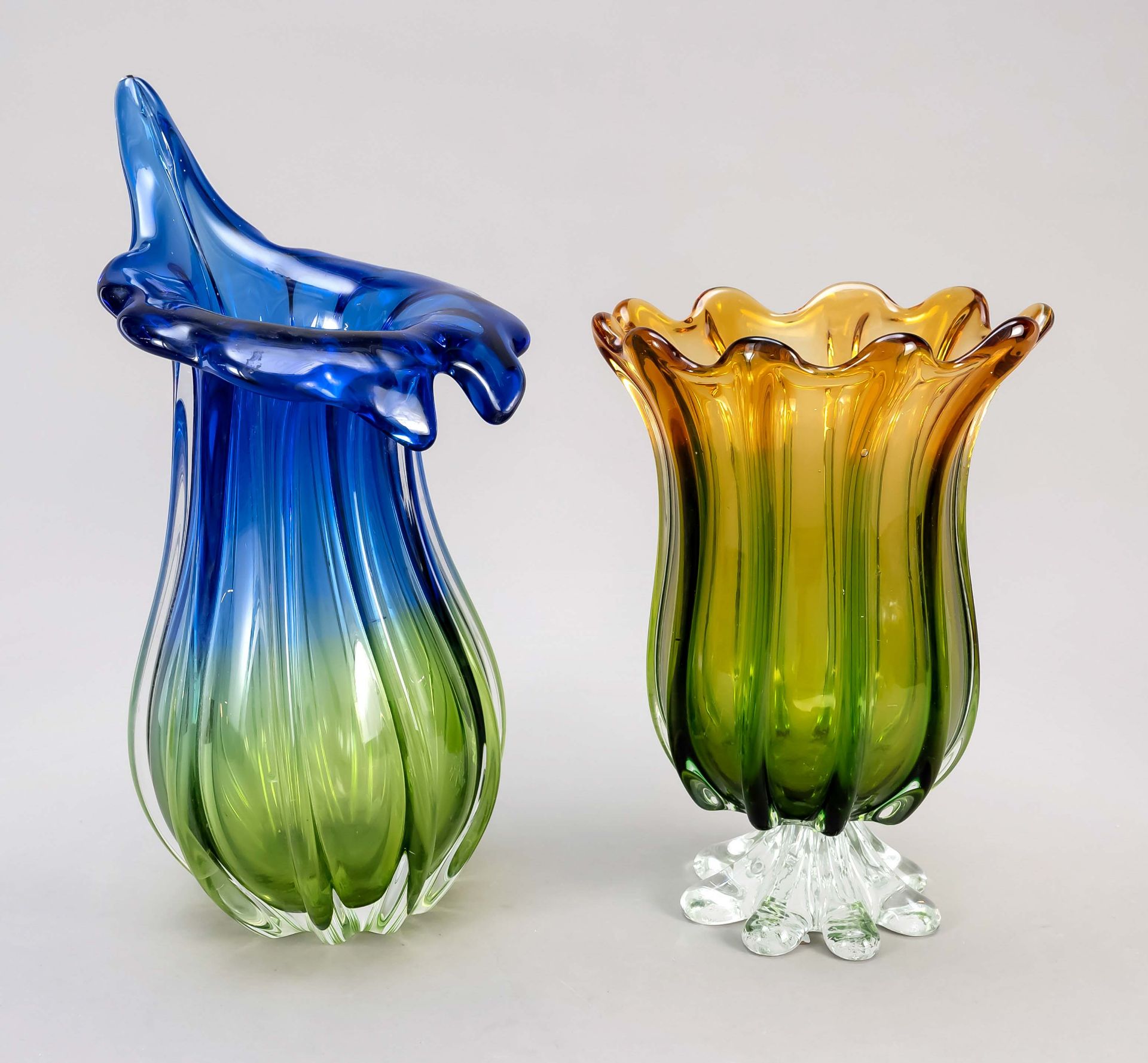 Zwei Vasen, 20. Jh., unterschi - Bild 2 aus 2