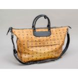 MCM, Large Cognac Duffle Bag/W