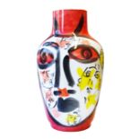 Peter Robert Keil - WVZ 7060 - Majolika Vase Groß