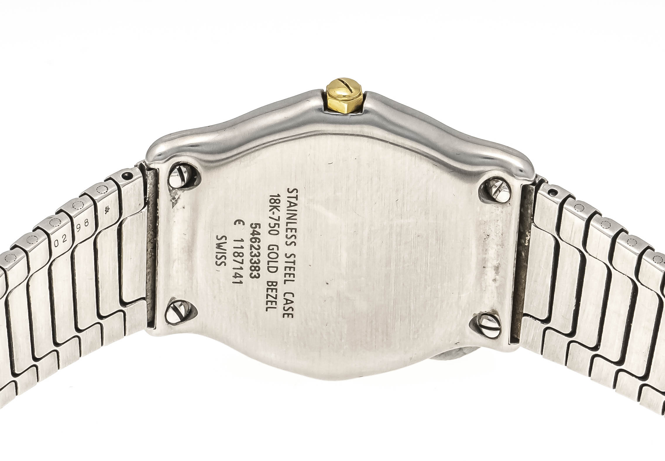 Ebel ''Sport Classique Wave'', men's quartz watch, steel/gold, 750/000 GG, ref. 118.7141, from 1999, - Image 2 of 3
