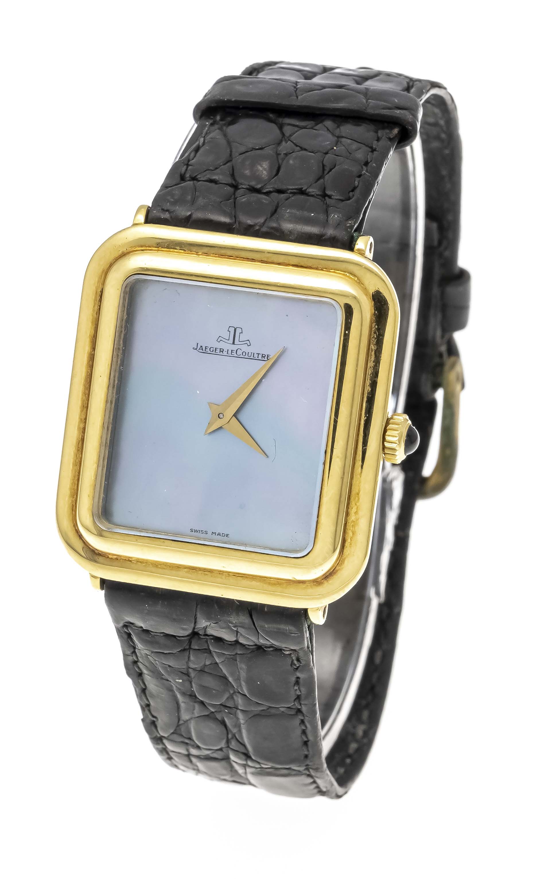 Jaeger LeCoultre, ref. 6031.21, 750/000 GG, circa 1970, manual winding cal. 841 running, mother-of-
