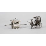 Zwei Miniaturen, China um 1900