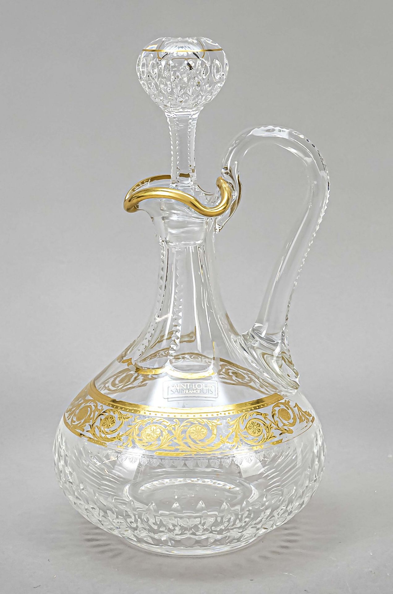 Carafe, France, 2nd half of the 20th century, Cristallerie de St. Louis, Münzthal/Moselle, model