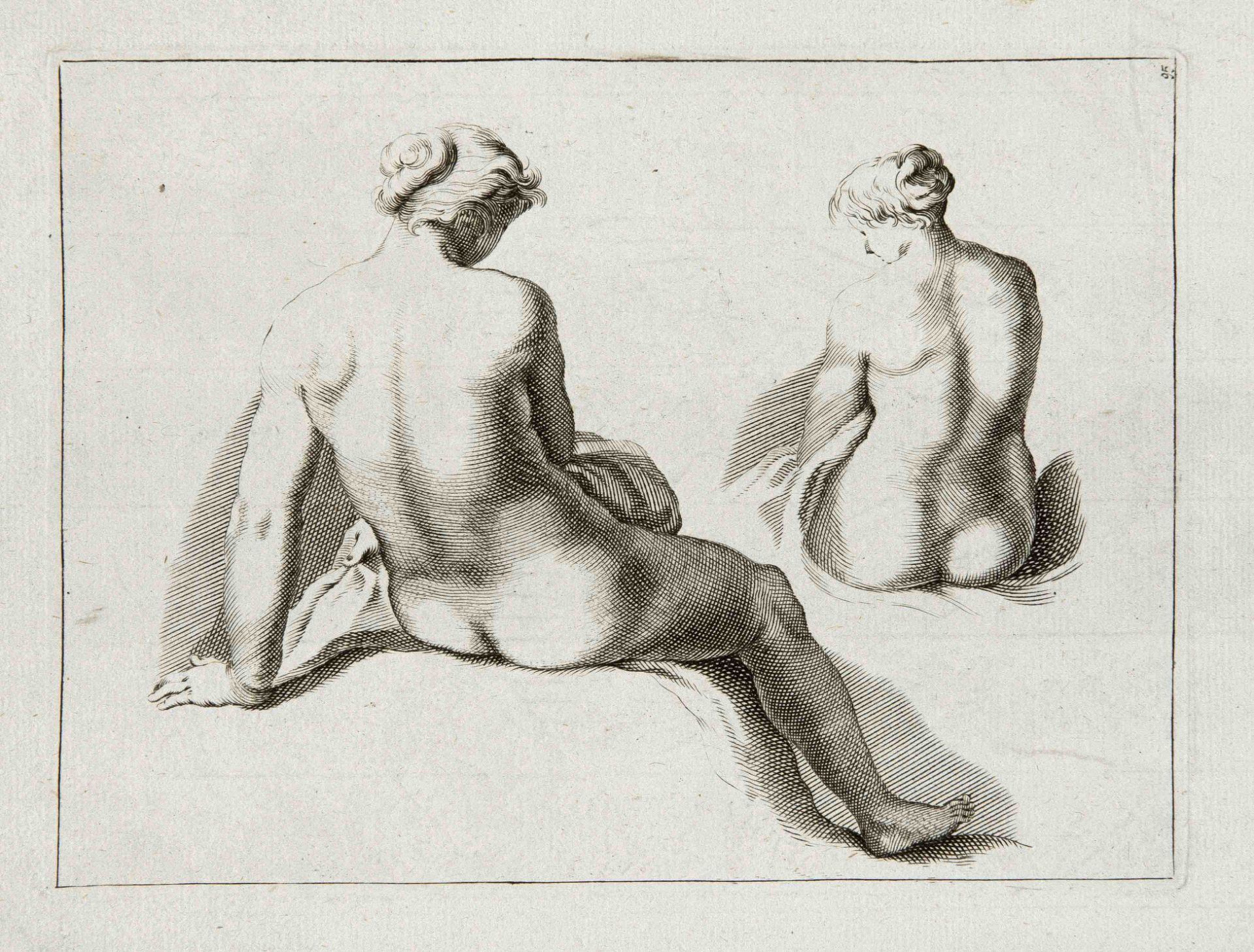 Abraham Bloemaert (1564-1651), ''Tekenboek - het Vyfde Deel'', the 5th part of the drawing book with - Image 2 of 6