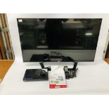 AN LG 42 INCH TELEVISION 3D SMART TV WITH REMOTE AND INSTRUCTIONS AND LG 3D BLU RAY DVD PLAYER WITH