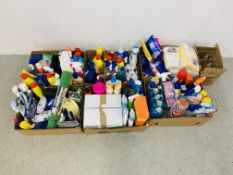 SIX BOXES CONTAINING HOUSEHOLD CLEANING PRODUCTS AS CLEARED