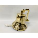 (R) 8" BRASS BELL.